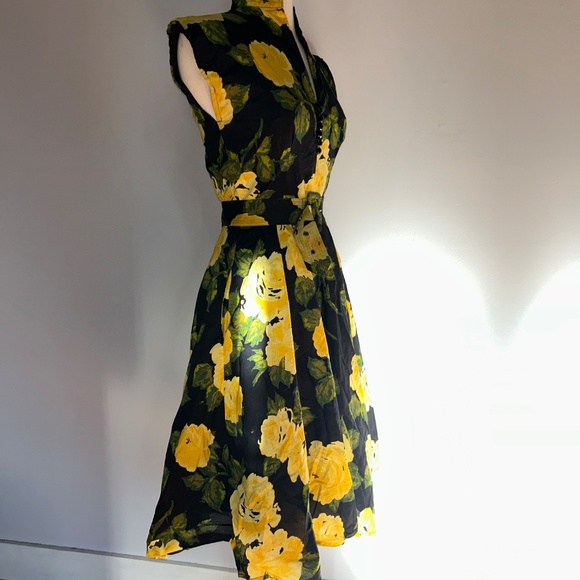 Trashy Diva Yellow Floral Maria Dress 6 - Picture 5 of 10